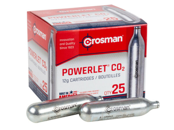 Crosman 12 Gram CO2, 25 Cartridges – Canada Shooting Supply