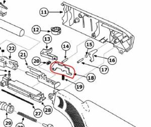 Factory Sear for Crosman 2100B