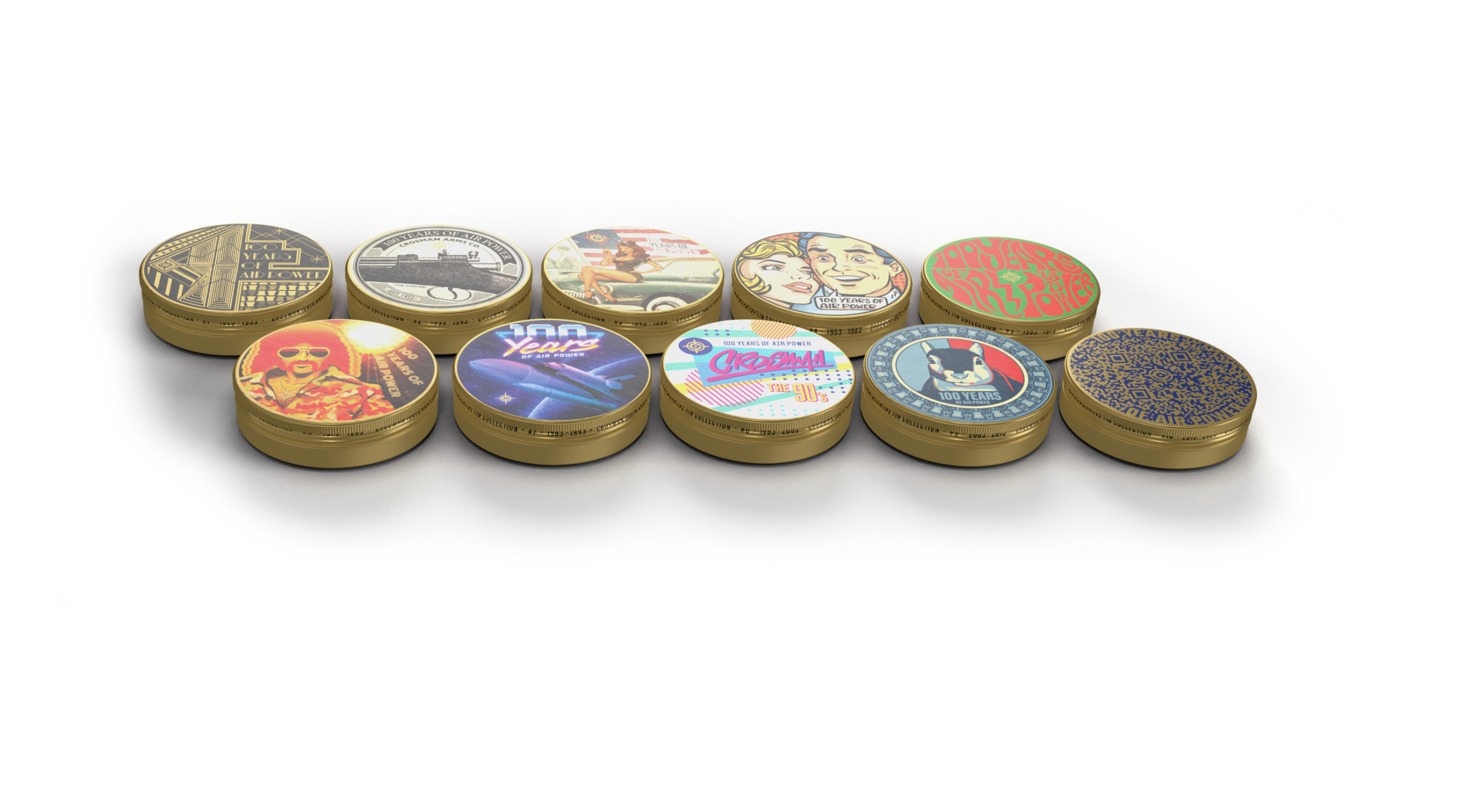 CROSMAN 100 YEAR PELLET TIN SET Canada Shooting Supply