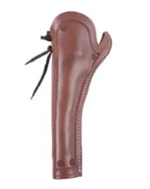 Western Justice Hand-Tooled Leather Holster, 7.5″, Mahogany, Left Hand