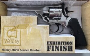 Webley & Scott Mark VI CO2 Pellet Revolver Exhibition Edition 6 Inch - Demo