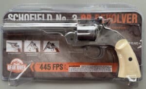 Schofield No. 3 Pellet BB Revolver Chrome - Demo